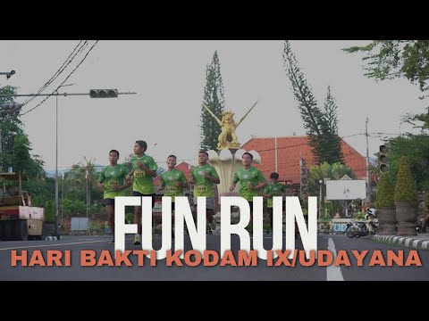 Fun Run Hari Bakti ke-69 Kodam IX/Udayana di Singaraja
